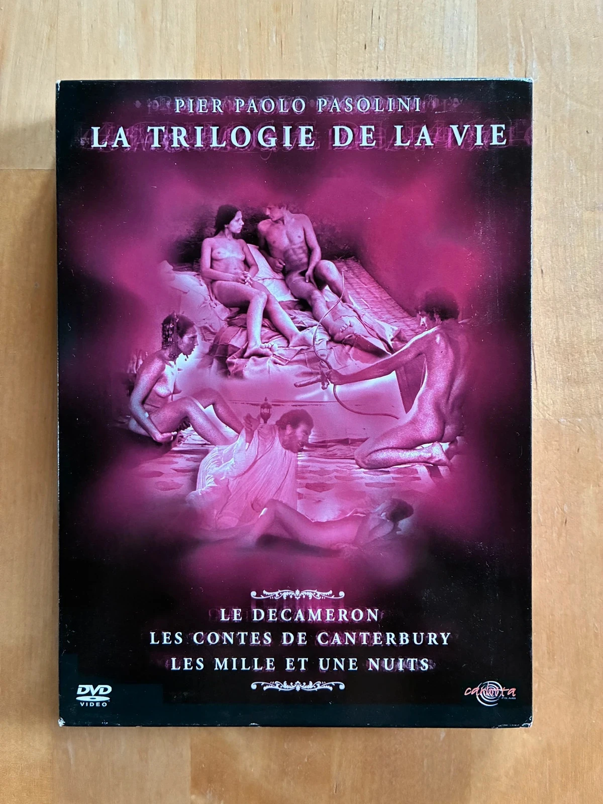 Coffret La trilogie de la vie de Pier Paolo Pasolini.